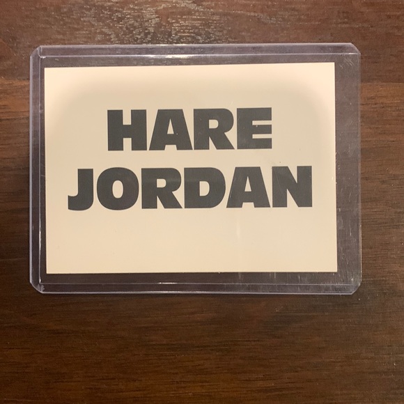 Hare Jordan Card (Rare) - Picture 2 of 2